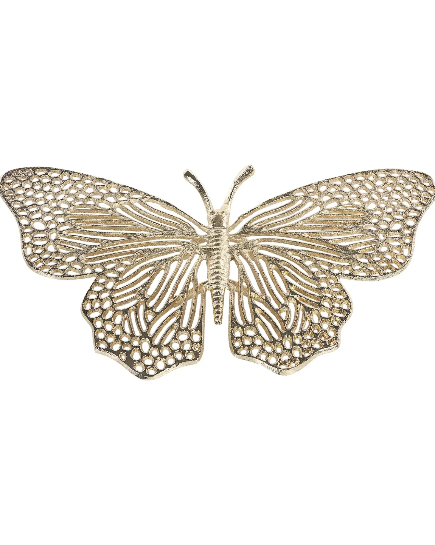 Dekorativ figur Sommerfugl MADIUN Metal Guld