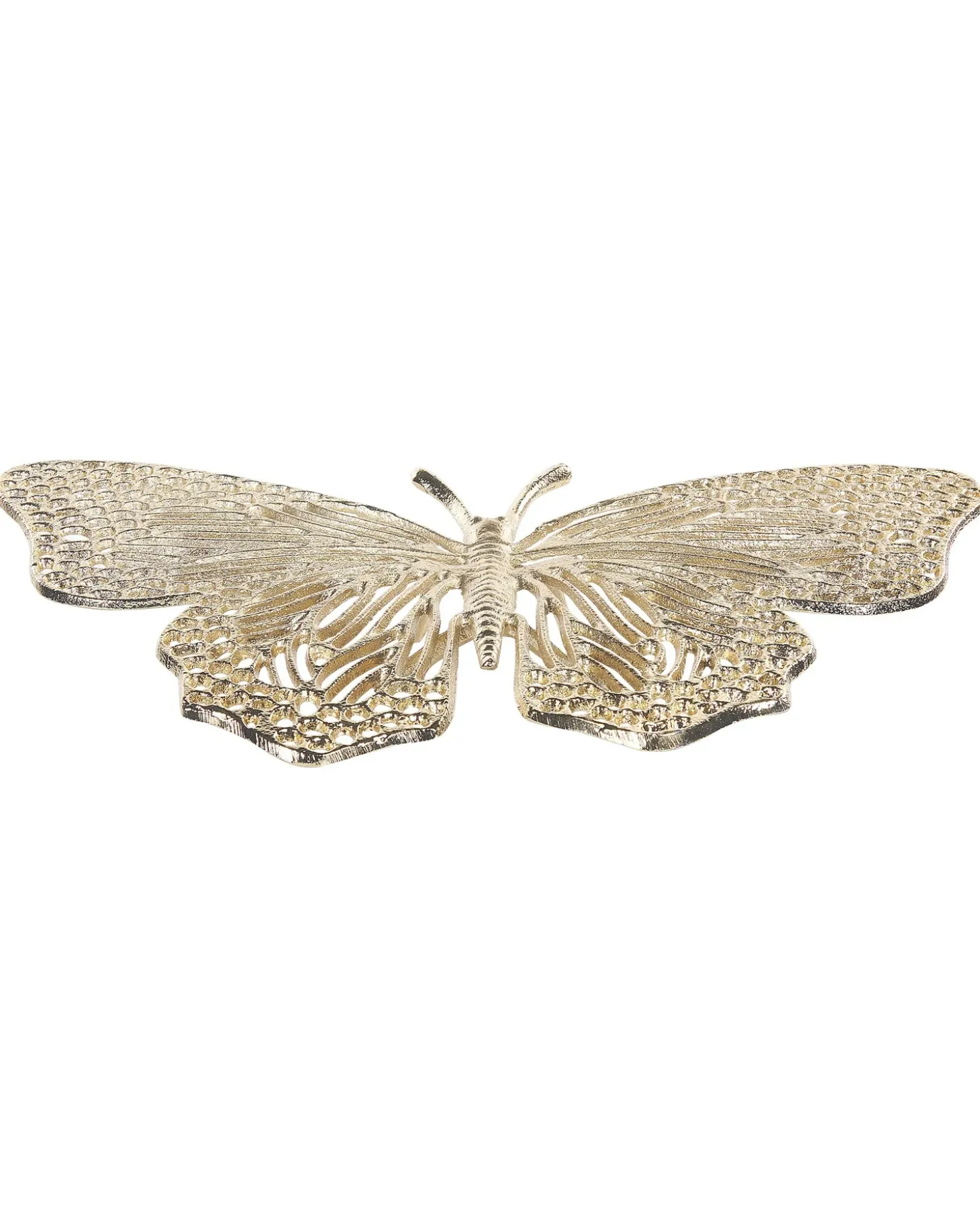 Dekorativ figur Sommerfugl MADIUN Metal Guld