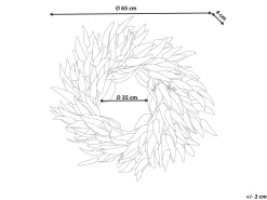 Dekorativ krans GAMRUN 70 cm Grøn