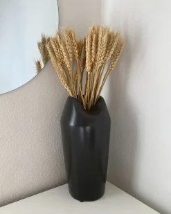 Dekovase APAMEA Stentøj 33 cm Sort