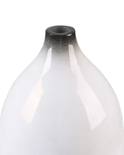 Dekovase BAEZA Keramik 36 cm Hvid