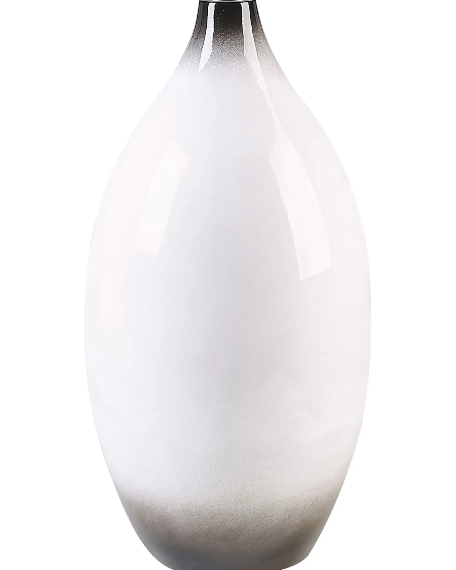 Dekovase BAEZA Keramik 46 cm Hvid