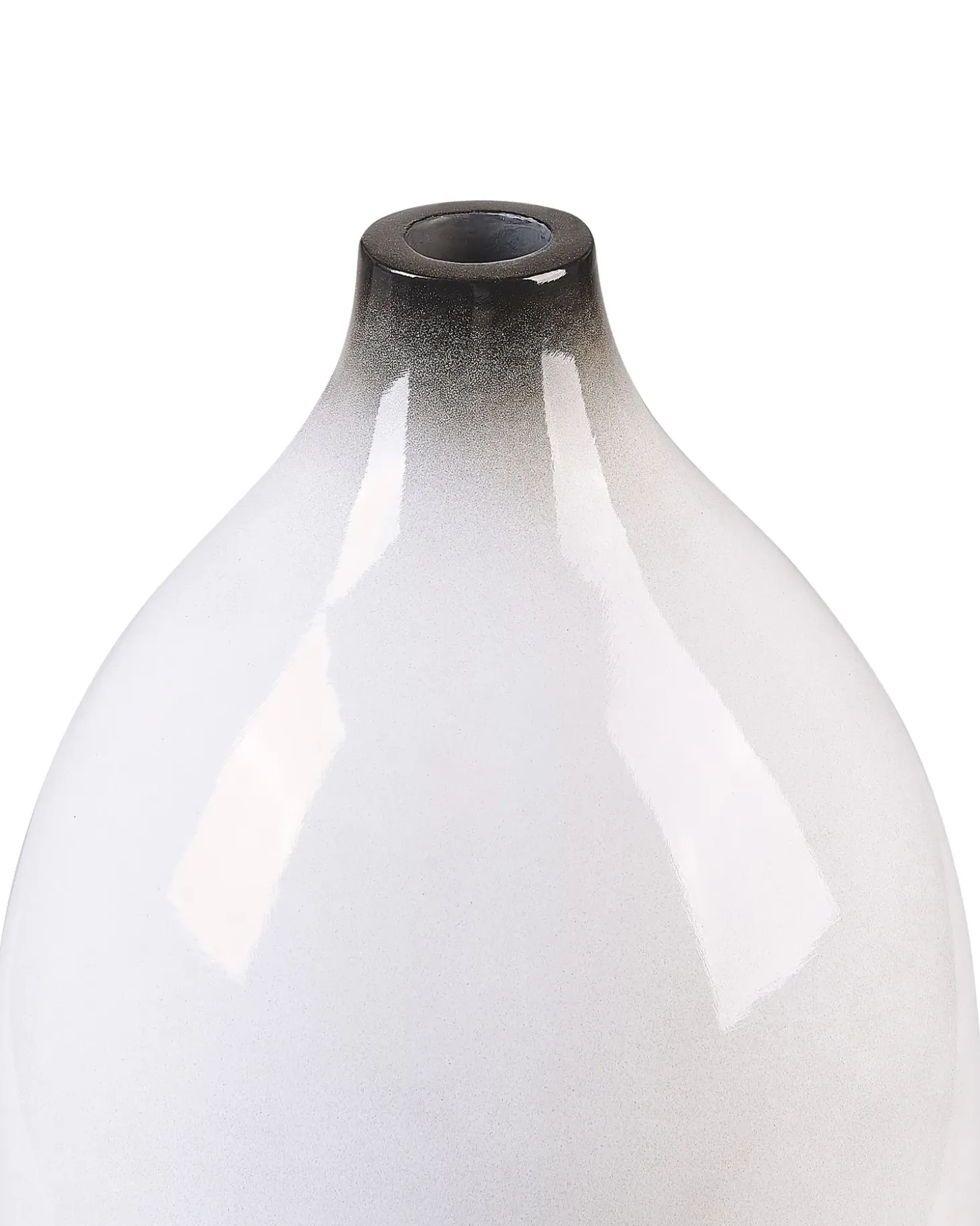 Dekovase BAEZA Keramik 46 cm Hvid