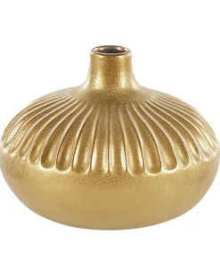 Dekovase CERCEI Stentøj 20 cm Guld