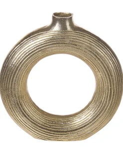 Dekovase COMAL Metal 40 cm Guld