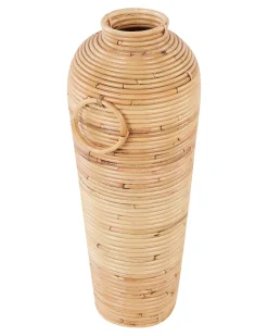 Dekovase ELATIA Rattan 50 cm Naturlig