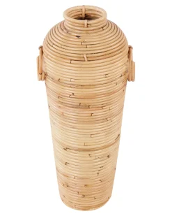 Dekovase ELATIA Rattan 50 cm Naturlig
