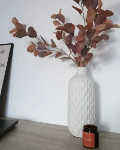 Dekovase EMAR Stentøj 31 cm Hvid