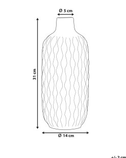Dekovase EMAR Stentøj 31 cm Sort