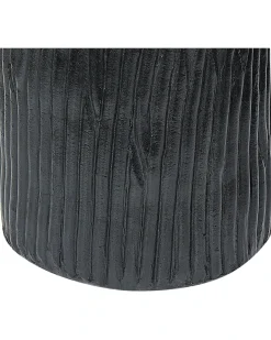 Dekovase FLORENTIA Keramik 50 cm Sort