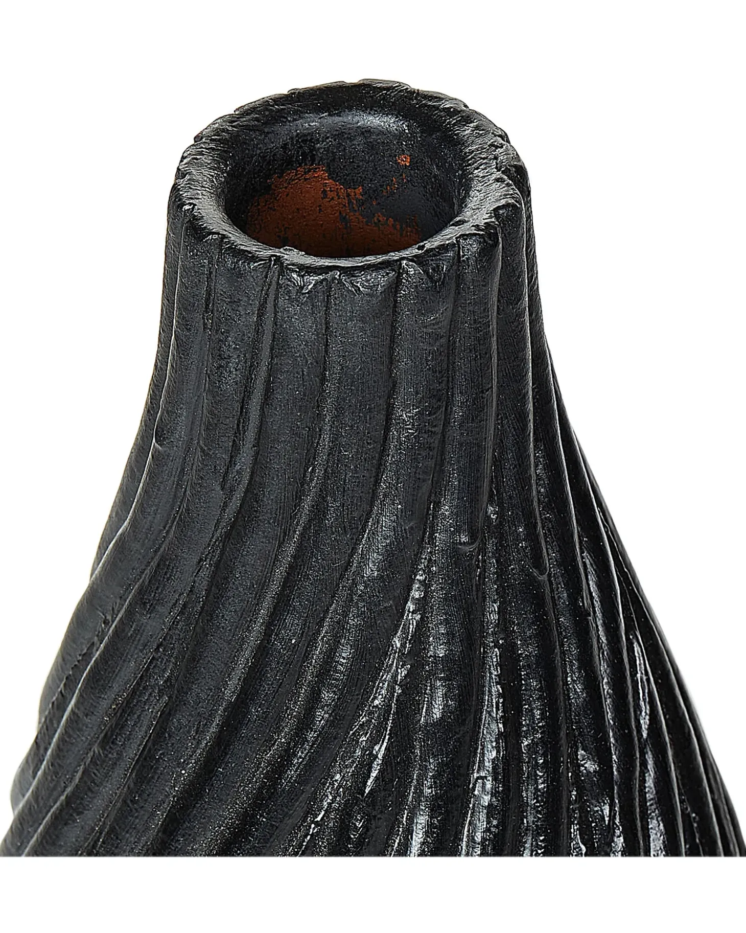 Dekovase FLORENTIA Keramik 50 cm Sort
