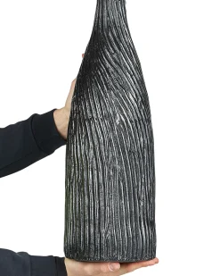 Dekovase FLORENTIA Keramik 50 cm Sort