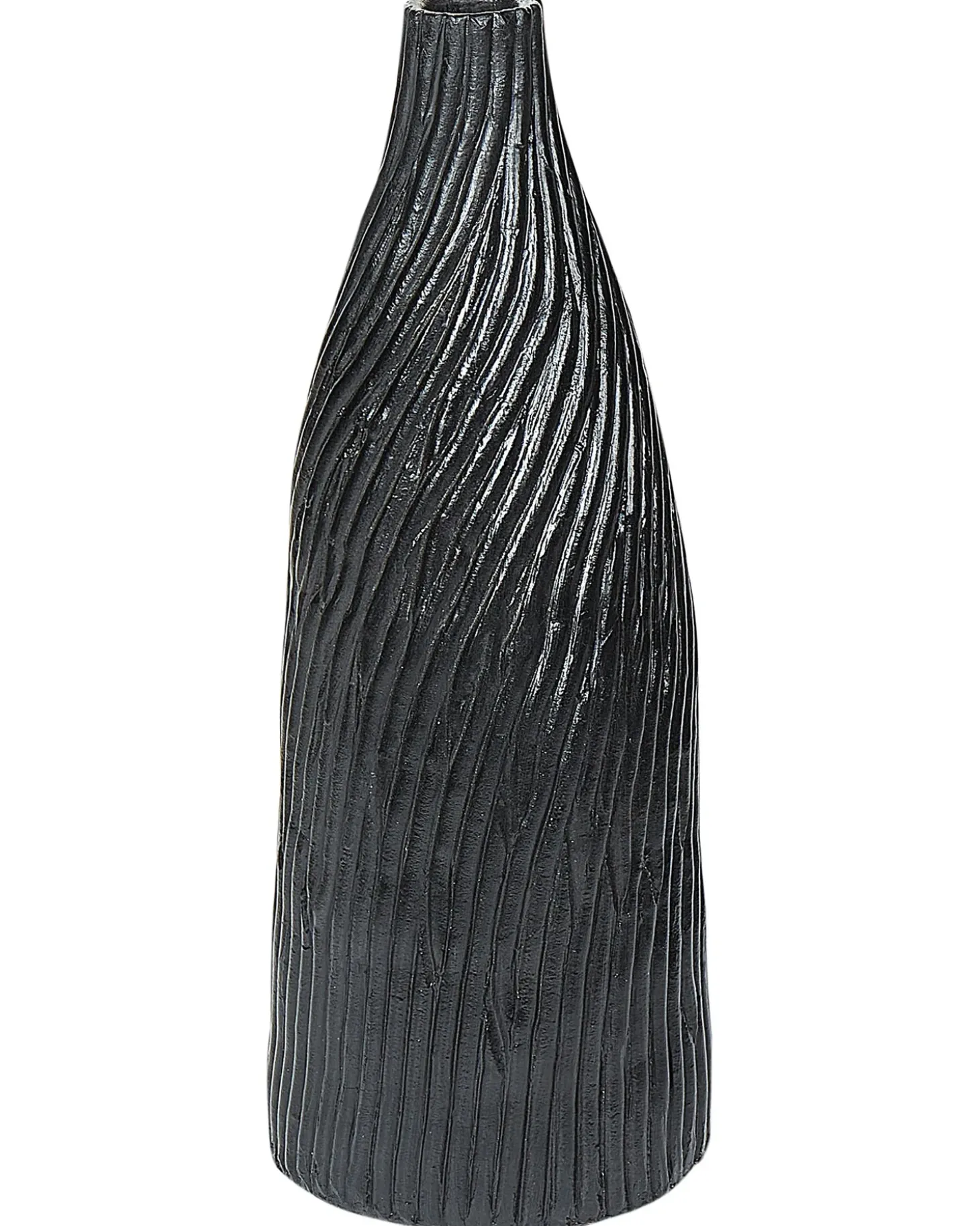 Dekovase FLORENTIA Keramik 50 cm Sort