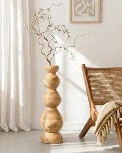 Dekovase GERACE Rattan 70 cm Naturlig