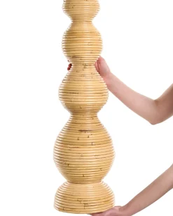 Dekovase GERACE Rattan 70 cm Naturlig