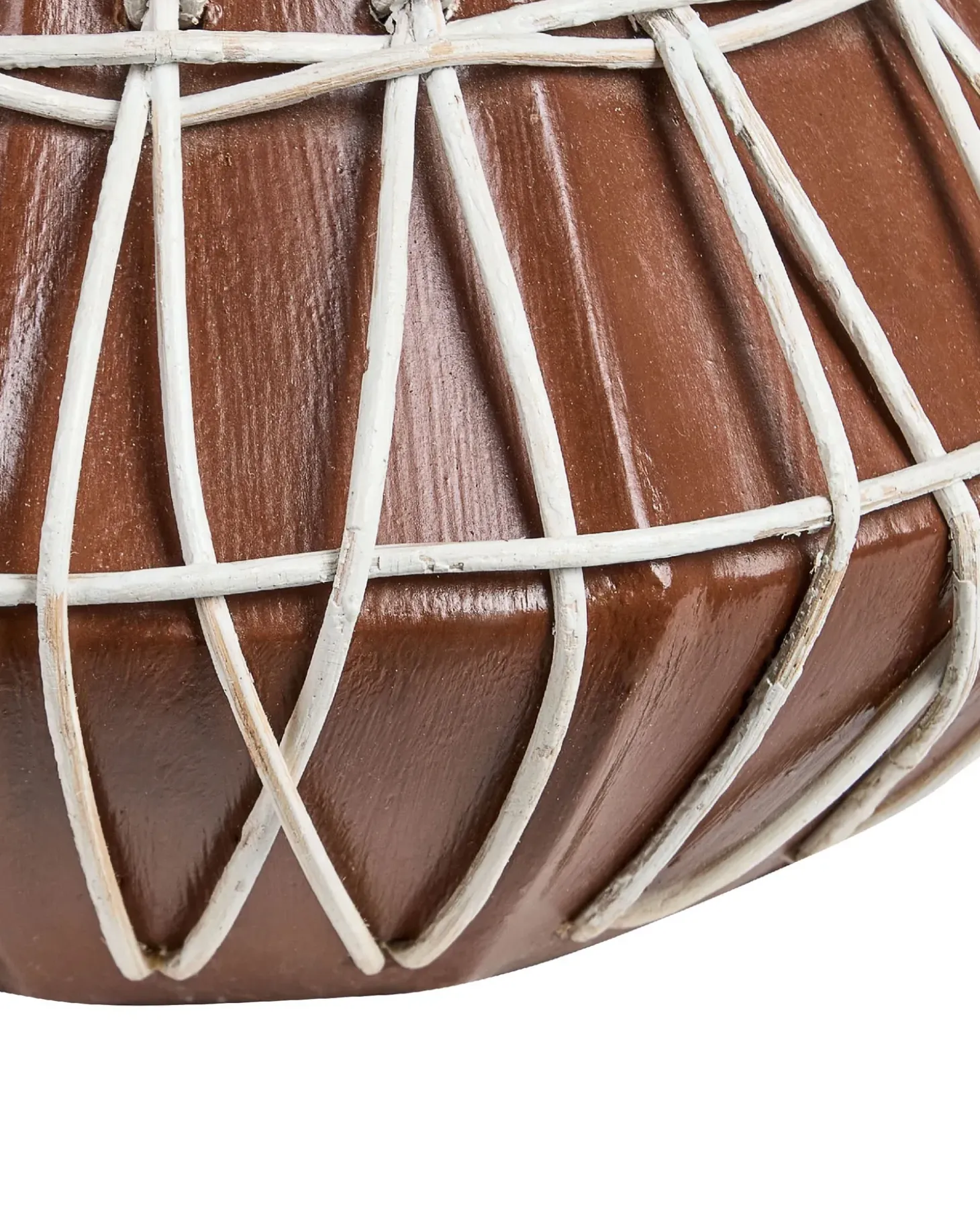 Dekovase KLUET Keramik 22 cm Brun