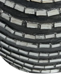 Dekovase KUALU Keramik 35 cm Sort