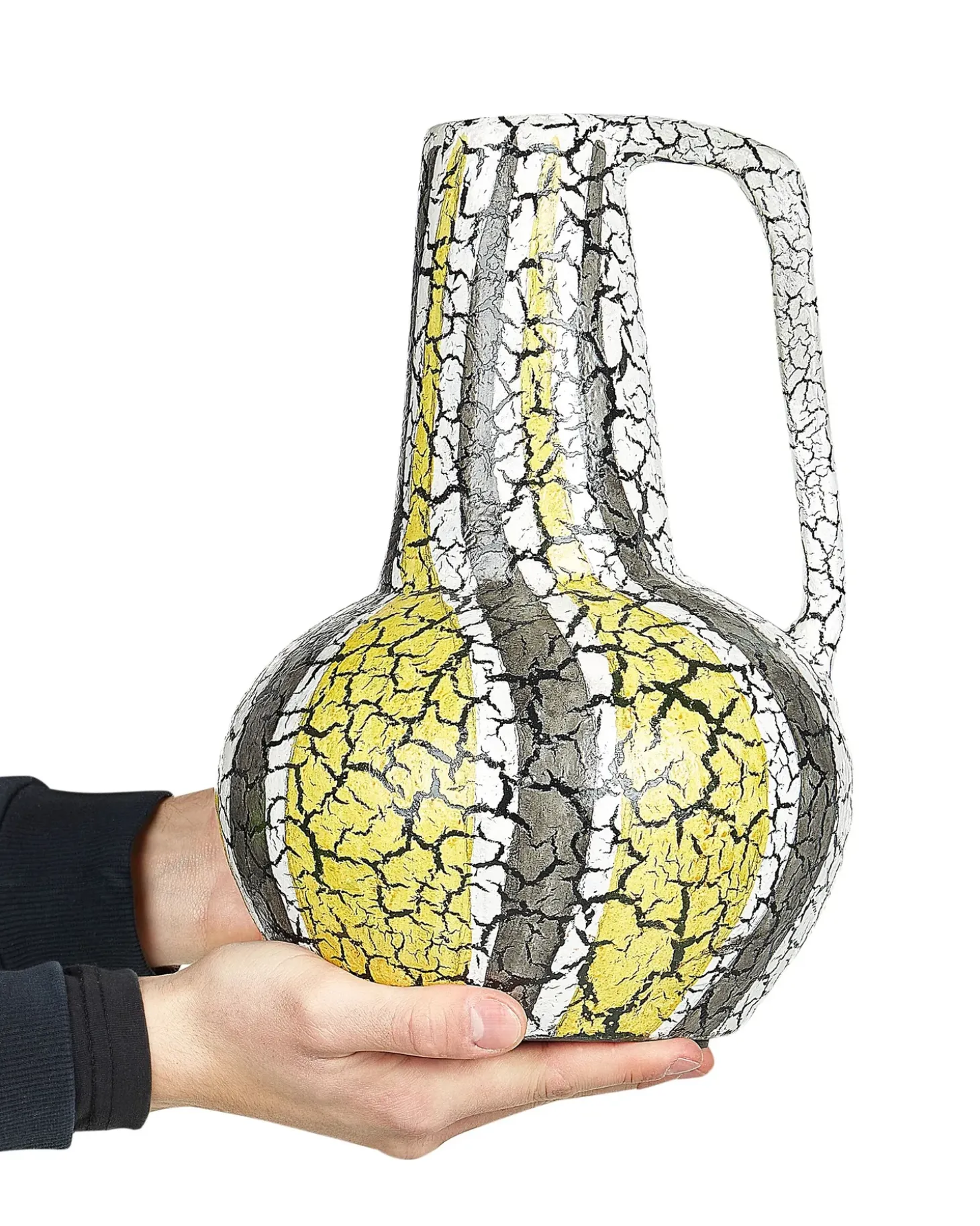 Dekovase MALAKKA Keramik 34 cm Multifarvet