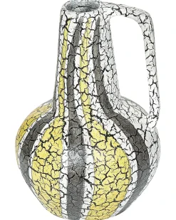 Dekovase MALAKKA Keramik 34 cm Multifarvet