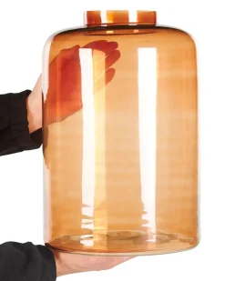 Dekovase MIRCHI Glas 41 cm Orange