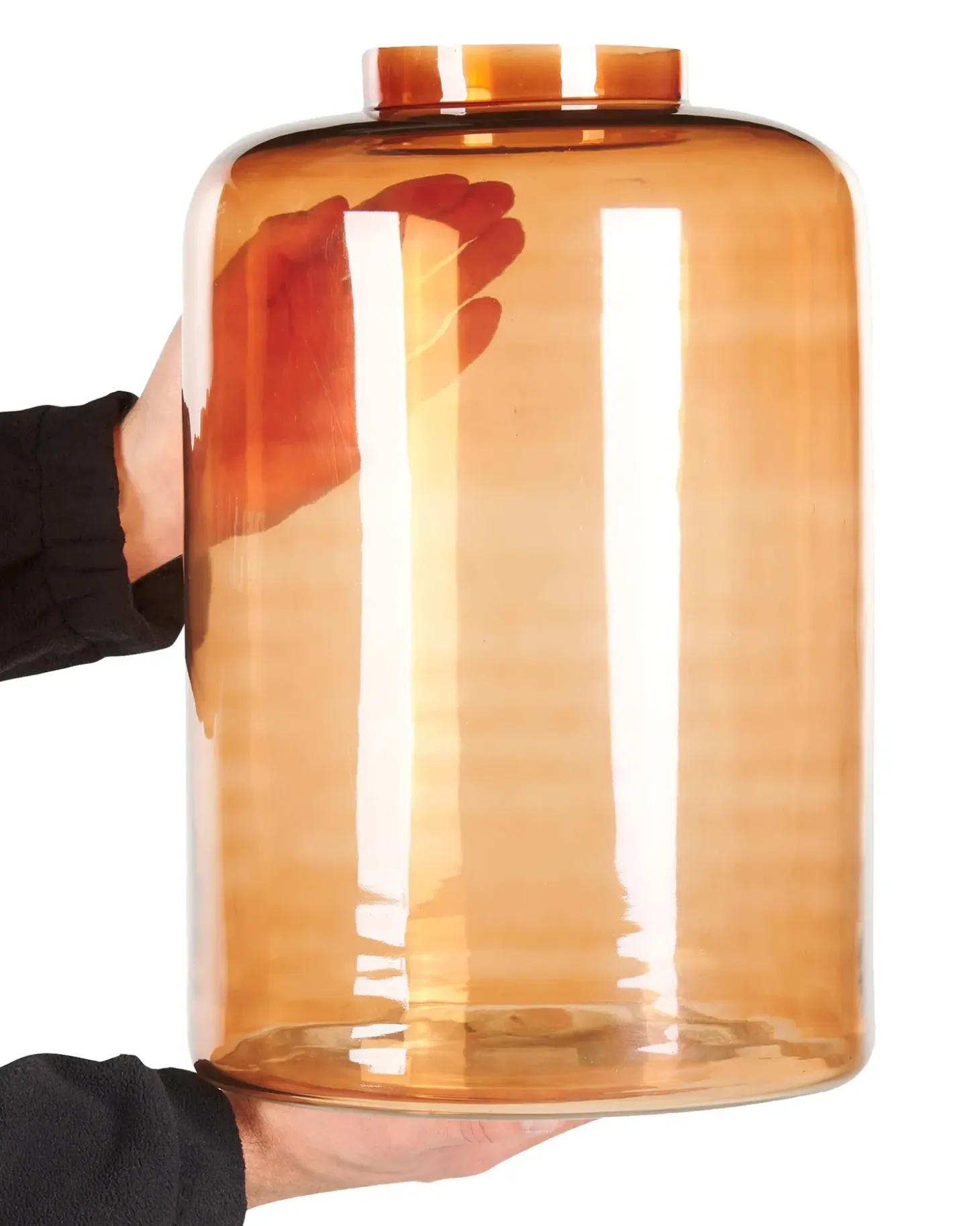 Dekovase MIRCHI Glas 41 cm Orange