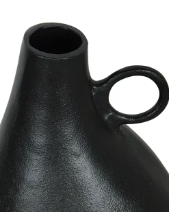 Dekovase NARBADA Metal 36 cm Sort