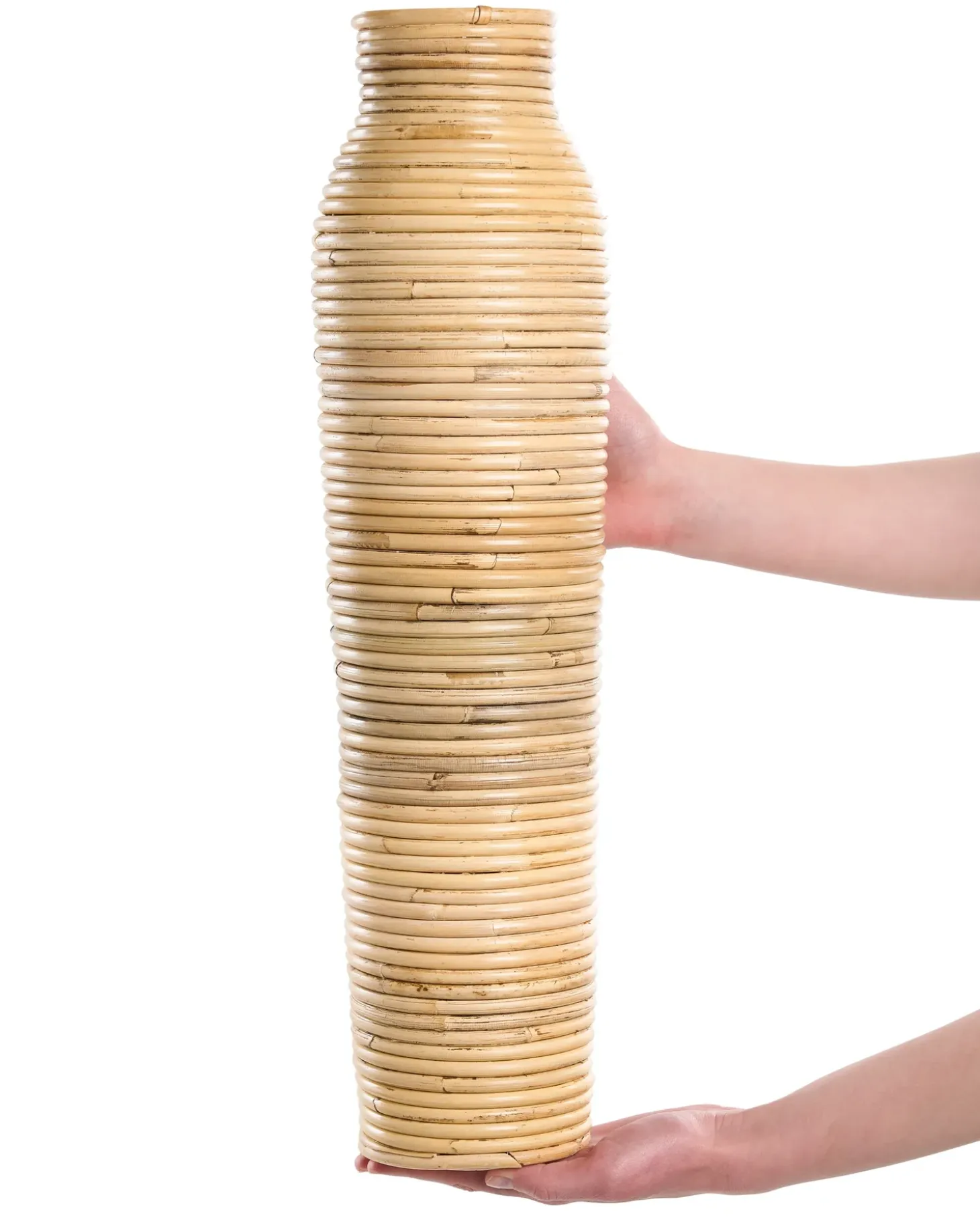 Dekovase PREMANA Rattan 55 cm Naturlig