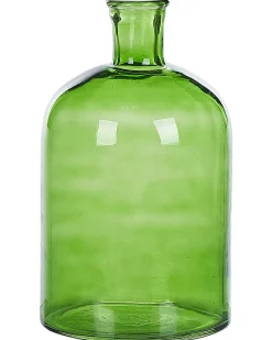 Dekovase PULAO Glas 31 cm Grøn