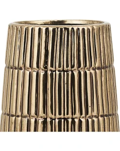 Dekovase QANAWAT Stentøj 22 cm Guld