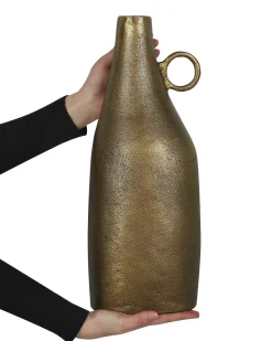 Dekovase SAMBHAR Metal 46 cm Messing