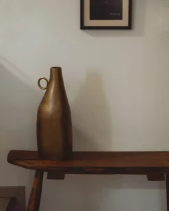 Dekovase SAMBHAR Metal 46 cm Messing