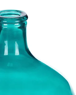 Dekovase SAMOSA Glas 48 cm Turkis