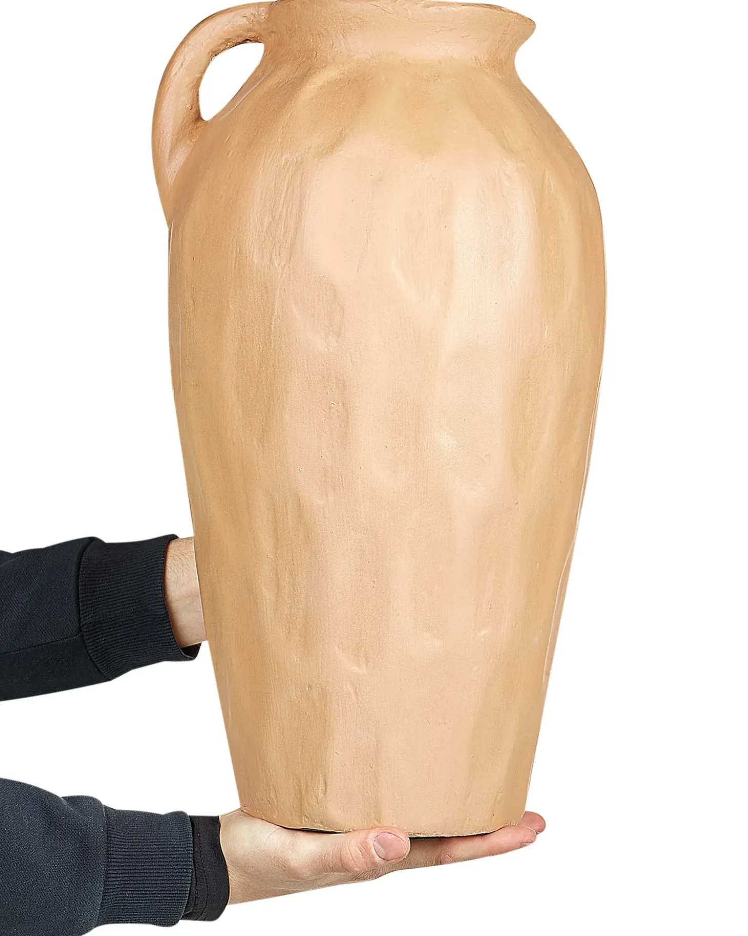 Dekovase TAIPING Keramik 46 cm Sand Beige