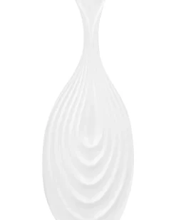 Dekovase THAPSUS Keramik 39 cm Hvid