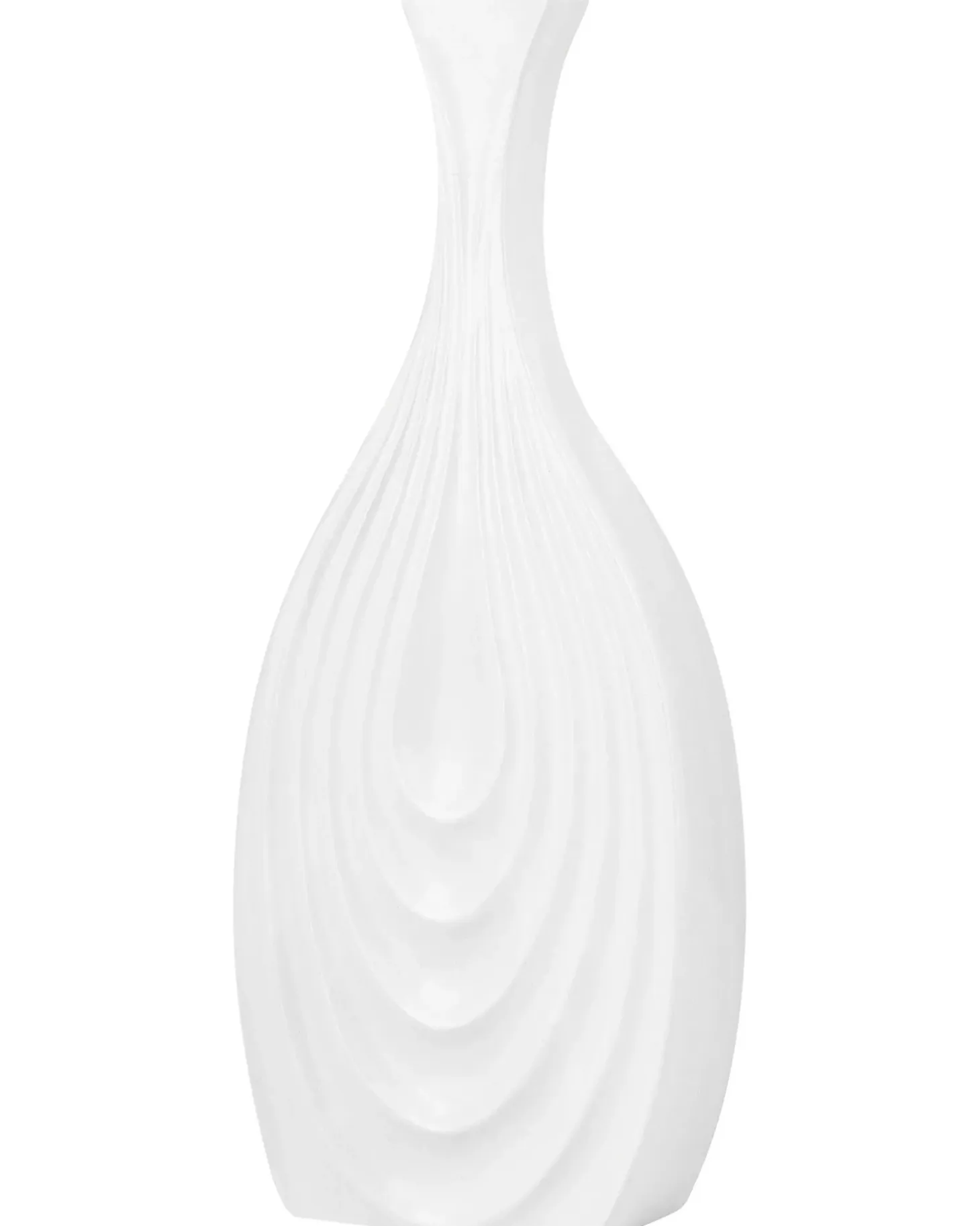 Dekovase THAPSUS Keramik 39 cm Hvid