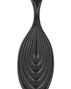 Dekovase THAPSUS Keramik 39 cm Sort