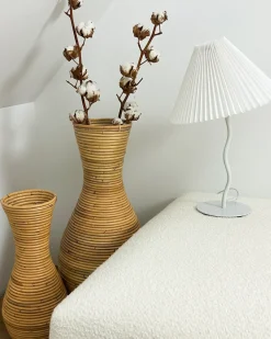 Dekovase TRINISA Rattan 70 cm Naturlig