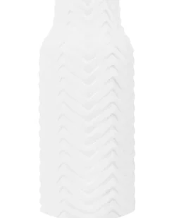 Dekovase XANTHOS Stentøj 32 cm Hvid