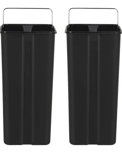 Dobbelt affaldsbeholder med pedal 60 L ECOSORT Metal Lysegrøn