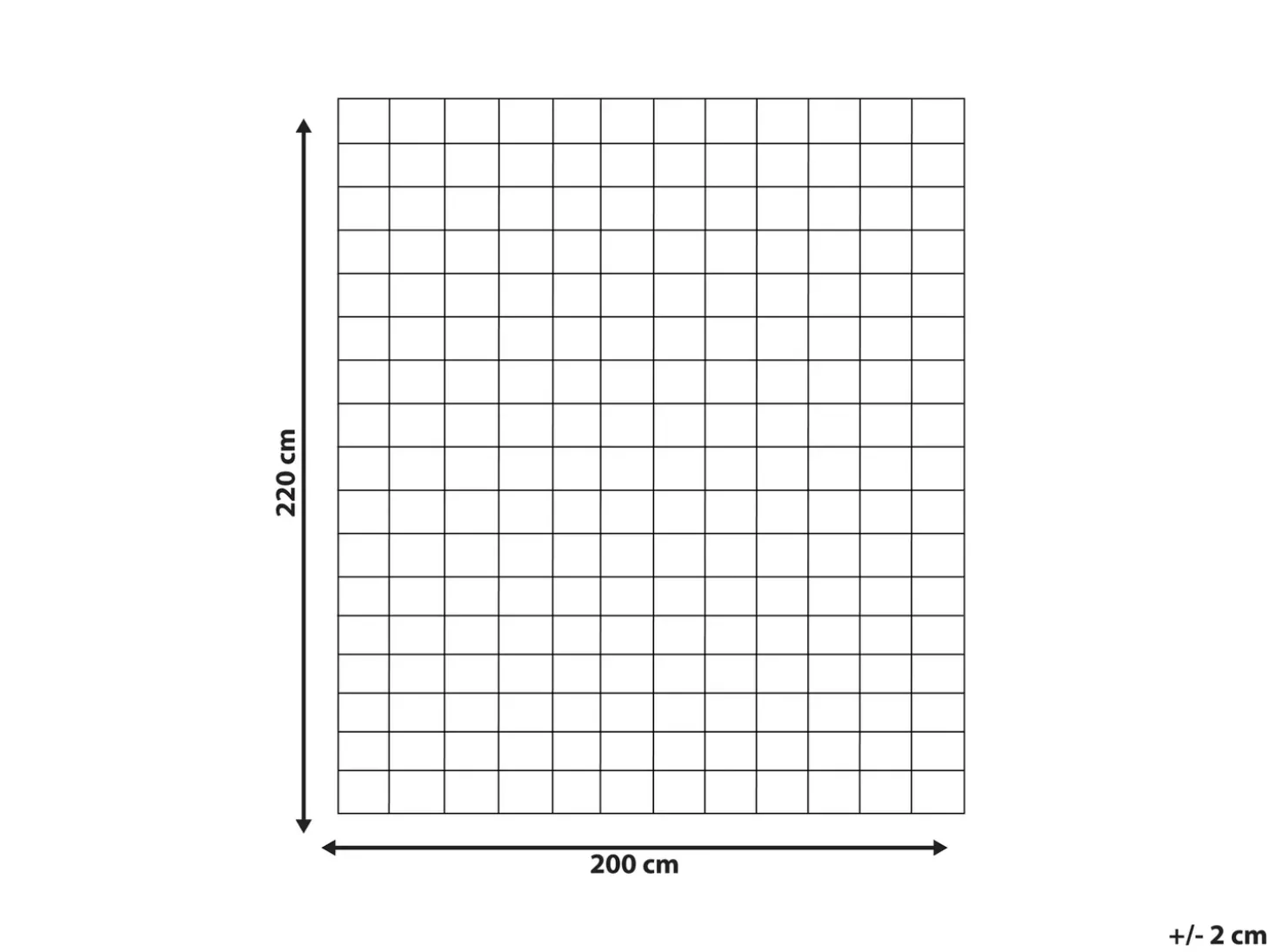 Dobbeltdyne Polyester Helårs KORAB 200 x 220 cm