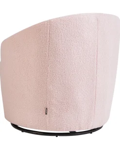 Dreje stol DAVIK Boucle Pastellrosa