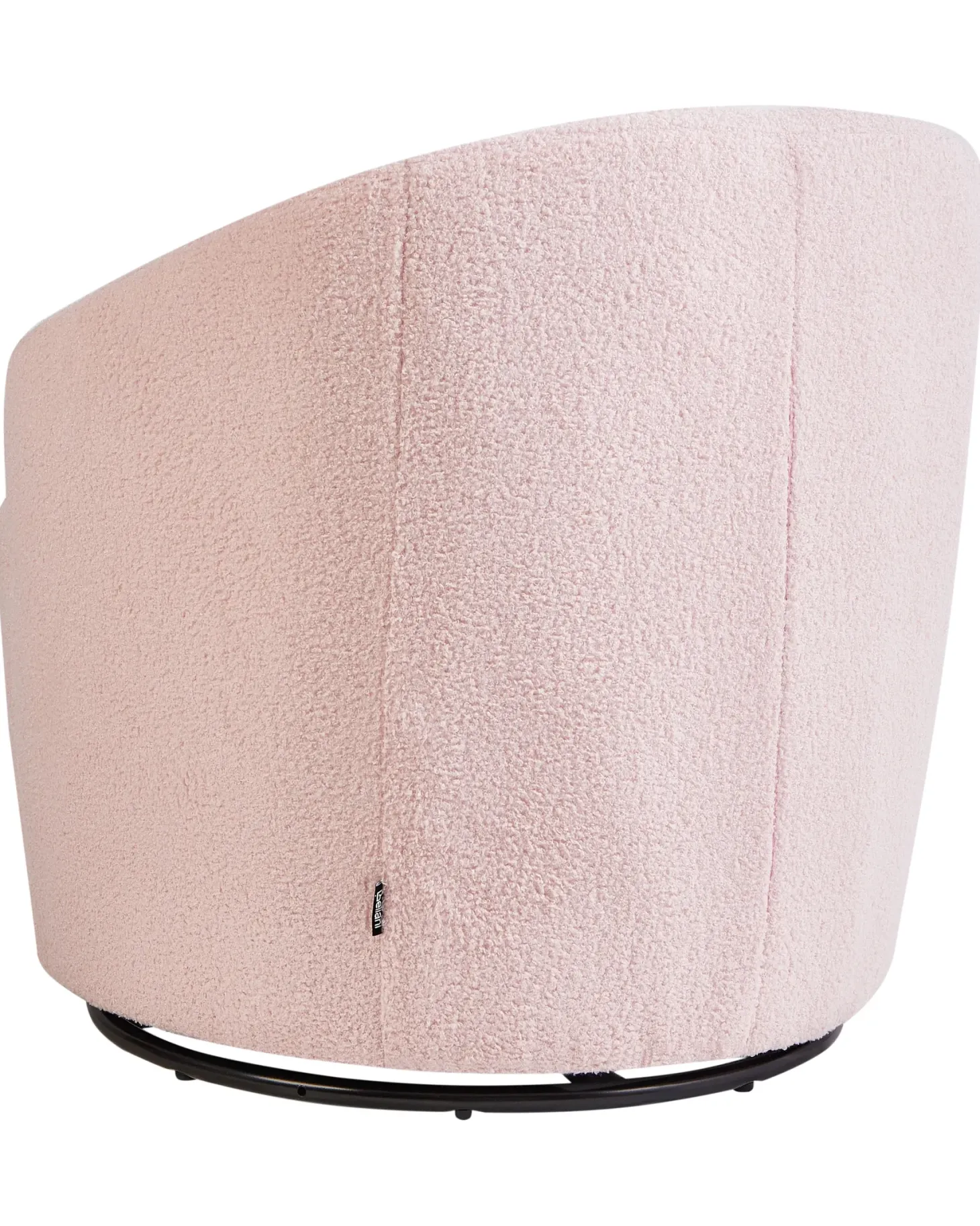 Dreje stol DAVIK Boucle Pastellrosa