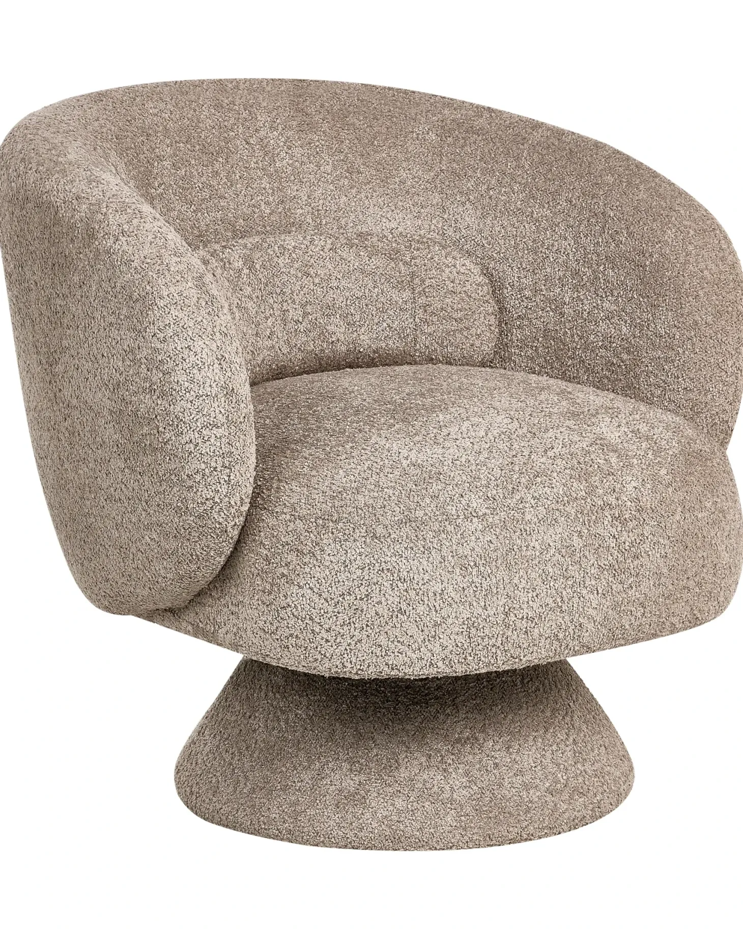 Dreje stol LIEKSA Boucle Beige