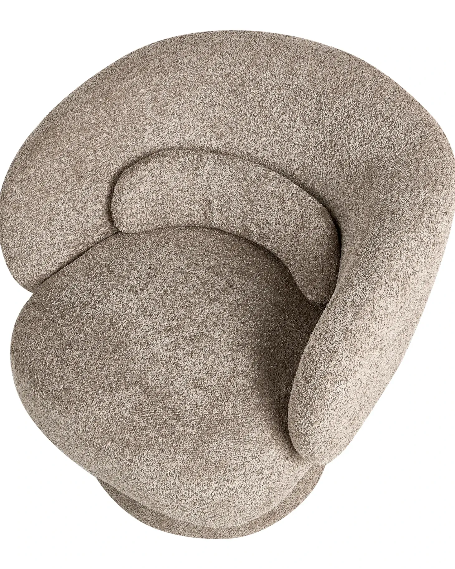 Dreje stol LIEKSA Boucle Beige