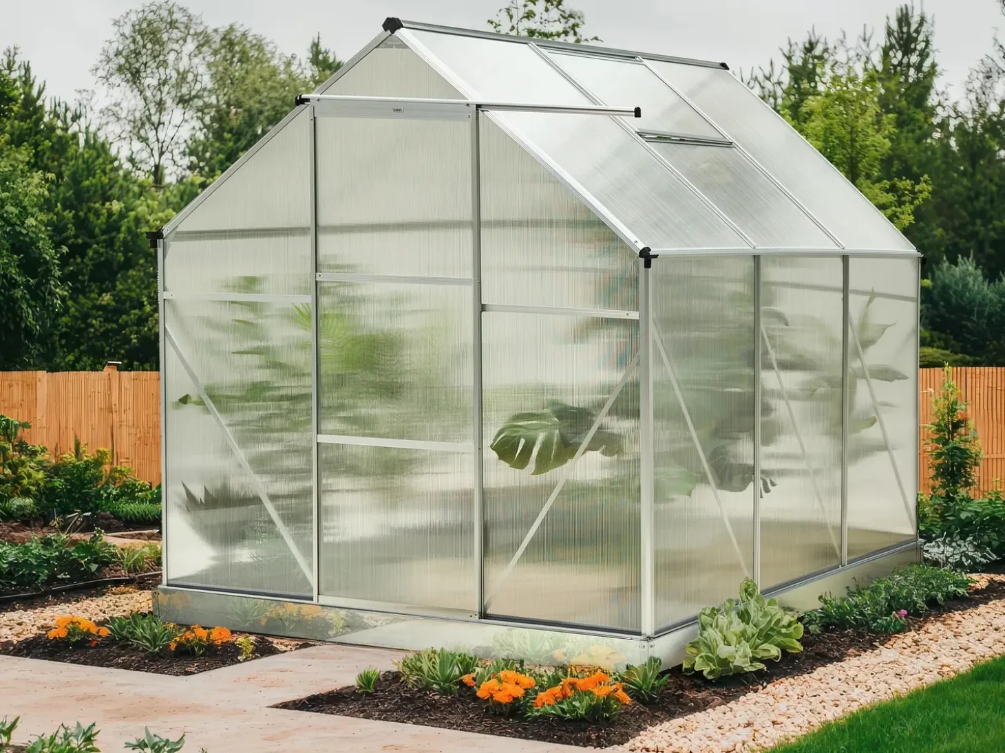 Drivhus APULIA Sølv 190 cm