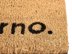 Dørmåtte LABO Naturlig 60 x 90 cm Tekst Kokos