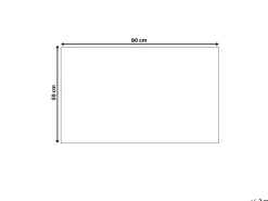 Dørmåtte SHAININ Multifarvet 50 x 80 cm Kokos