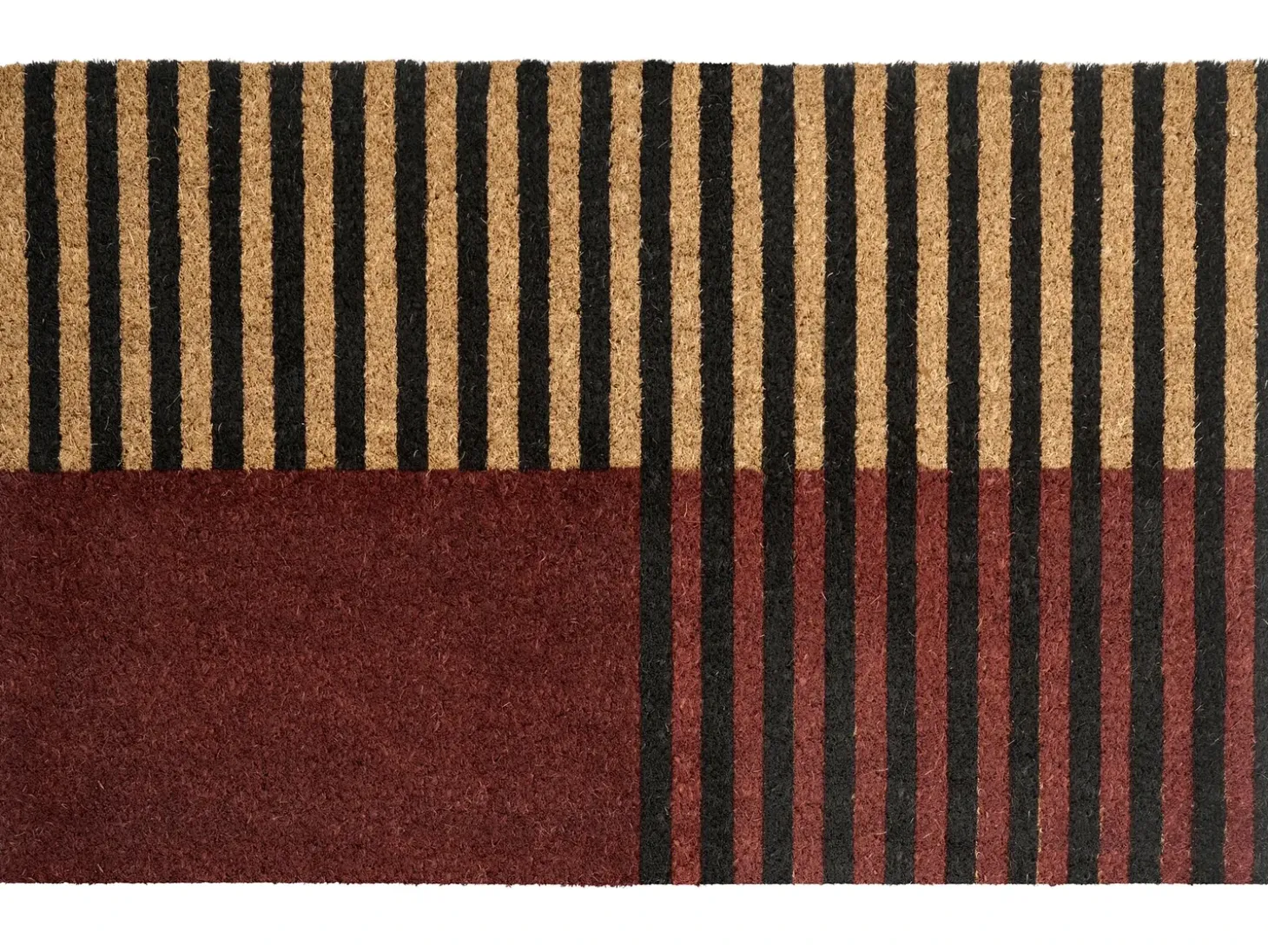 Dørmåtte TUKSUK Brun/beige 50 x 80 cm Kokos