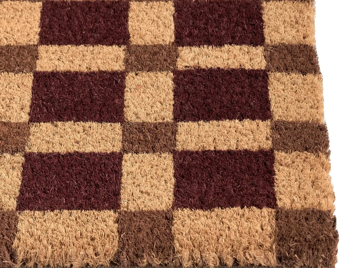 Dørmåtte VILLASIS Beige/brun 60 x 90 cm Kokos