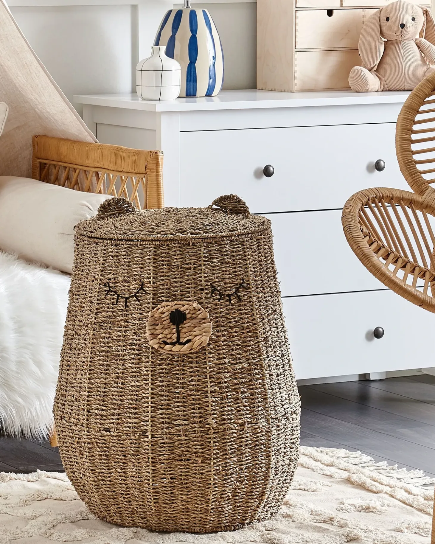 Dětský košík Bamse FULAN Søgræs Naturlig